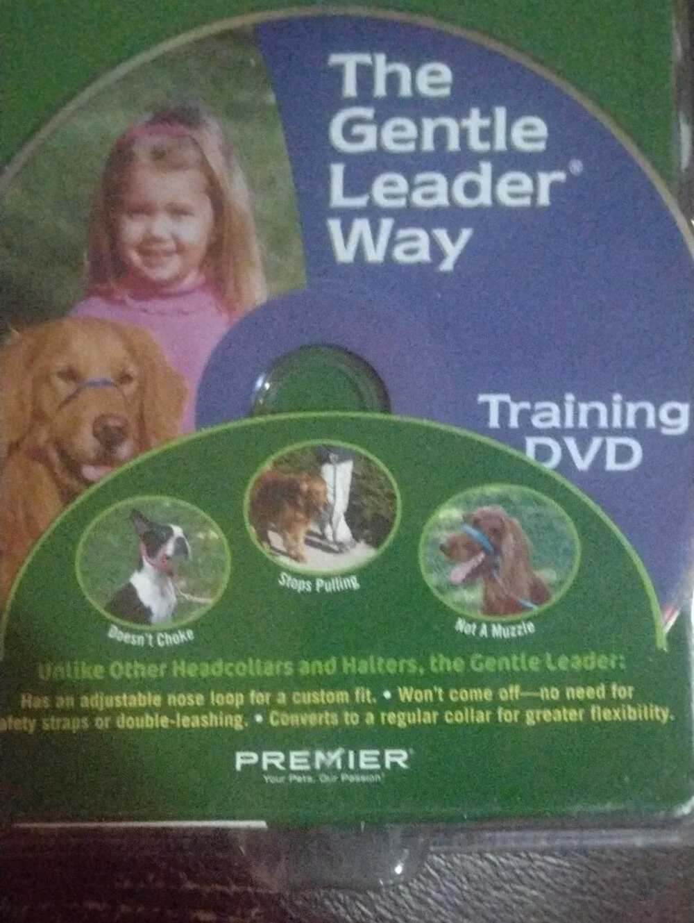 Premier Gentle Leader Deluxe Headcollar & Leash - Black